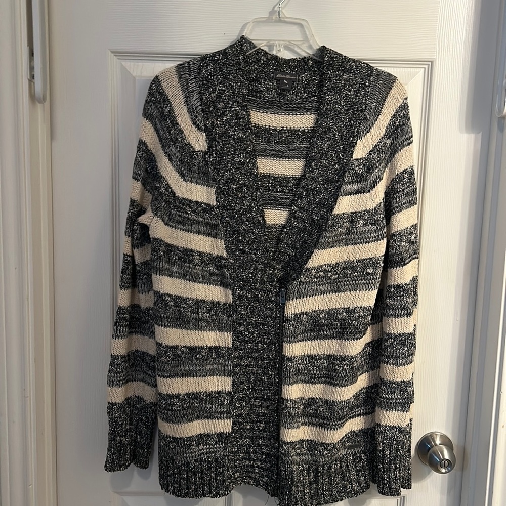 Eddie Bauer Cardigan Sweater‎ Zip Up Women’s L